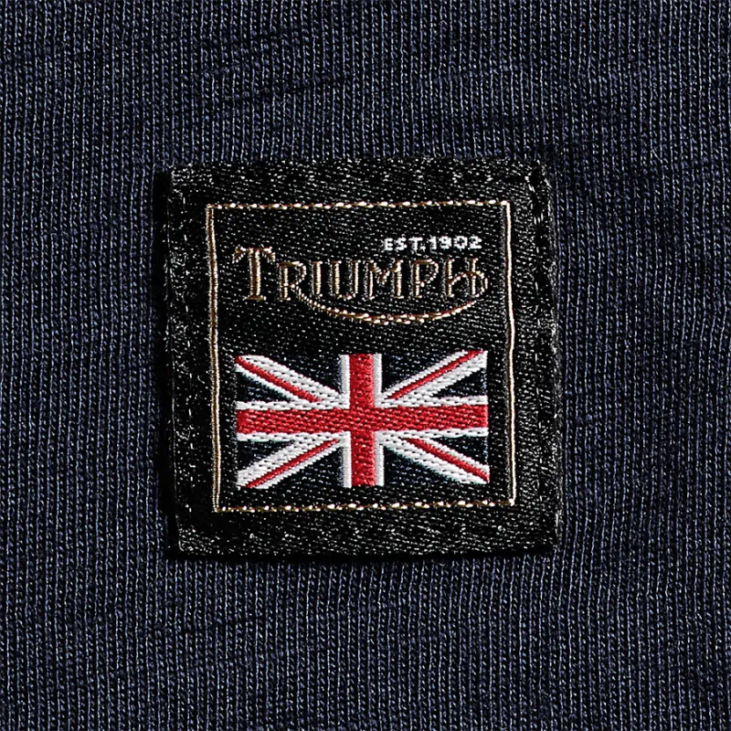 Fork Seal Heritage Logo T shirt in Black Triumph Lifestyle